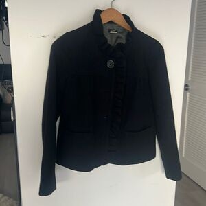JCrew vintage wool jacket black 2